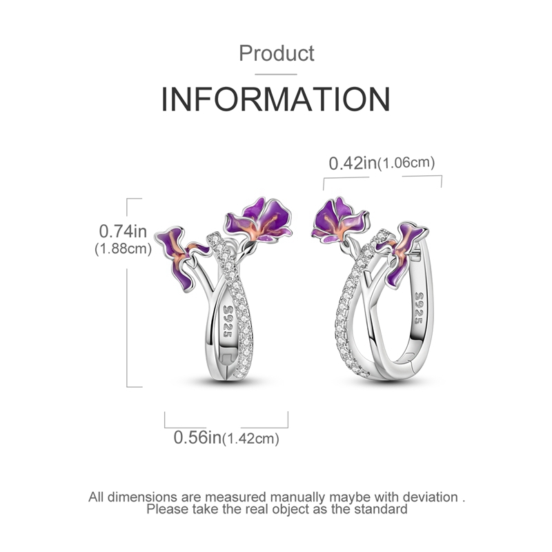 Women's S925 Hypoallergenic Classic Hoop Earrings, Elegant Design